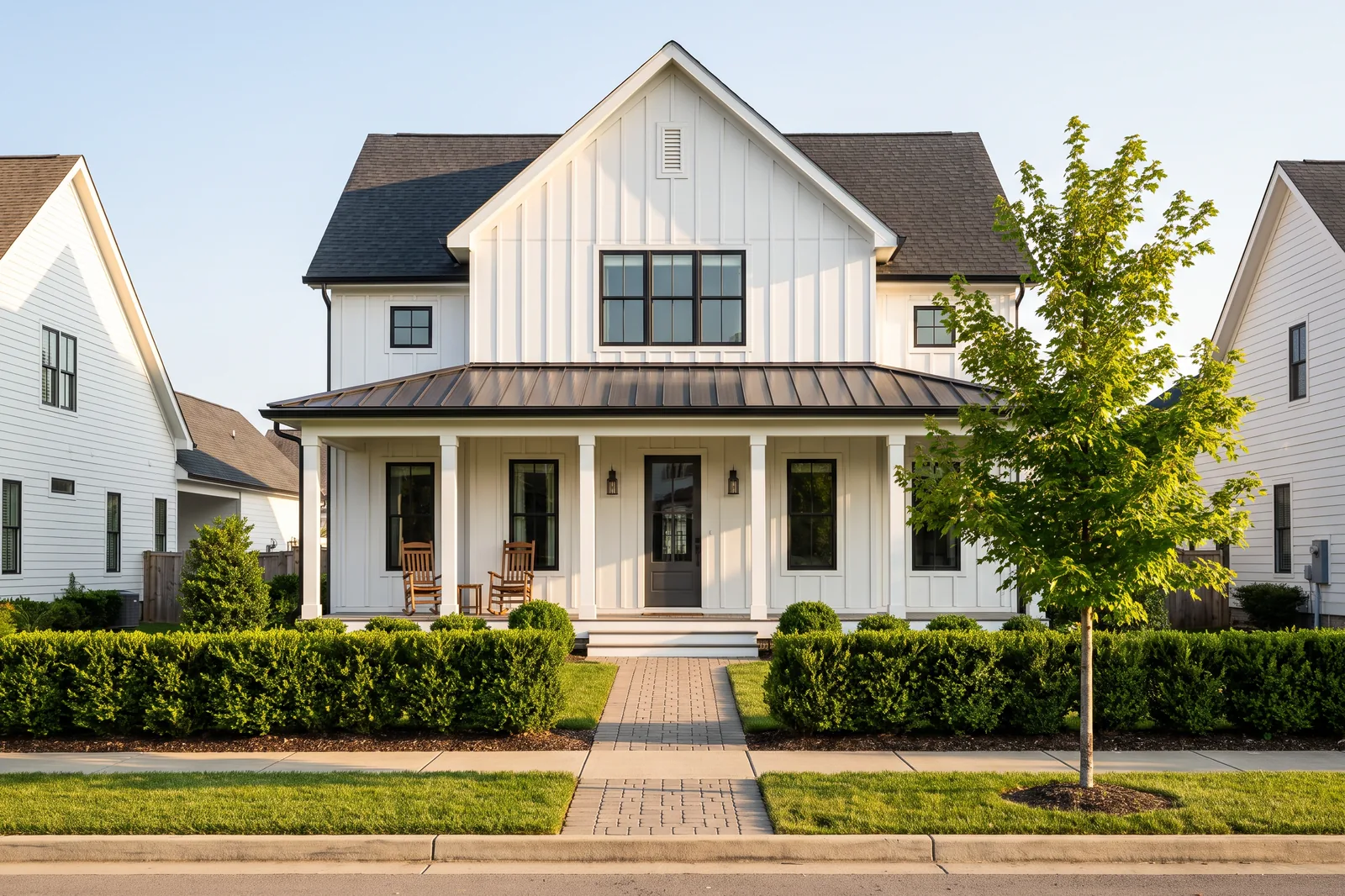 A modern farmhouse in the Greater Nashville area, the kind of owner-occupied home the magazine is mailed to